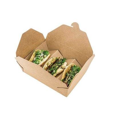 Προσαρμοσμένα Taco τροφίμων συσκευασίας κιβωτίων της Kraft κιβώτια τροφίμων χαρτονιού εγγράφου εξαγωγέα