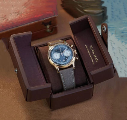 Μηχανική SGS κιβωτίων συσκευασίας Wristwatch διπλή ανοικτή πιστοποίηση