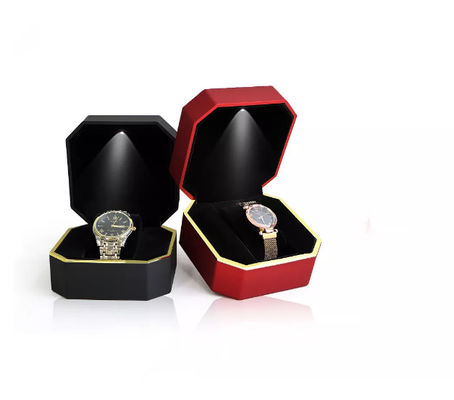 COem οκταγώνων Wristwatch συσκευάζοντας κιβώτιο ρολογιών κιβωτίων χειροποίητο οδηγημένο