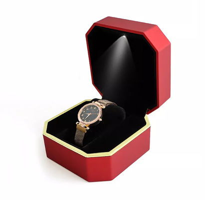 COem οκταγώνων Wristwatch συσκευάζοντας κιβώτιο ρολογιών κιβωτίων χειροποίητο οδηγημένο