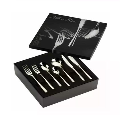 Dinnerware χαρτονιού εγγράφου συσκευάζοντας κιβώτιο δώρων μαχαιροπήρουνων κιβωτίων ανακυκλώσιμο