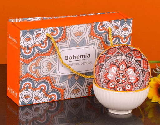 Ιαπωνικό Dinnerware ύφους συσκευάζοντας κιβωτίων κεραμικό κύπελλων κιβώτιο δώρων γευμάτων καθορισμένο